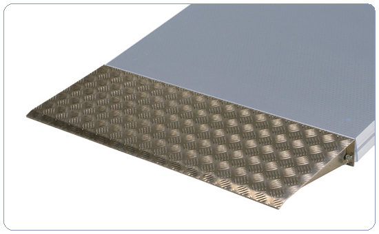 405020, Nivtec wedge for ramp, warted sheet aluminium, width: 100 cm