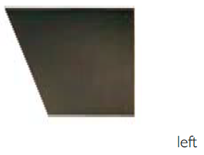 113051, gallery trapezoid, size:110,2 cm x 148,4 cm x 22,5° x 100 cm, left
