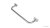 801010, Nivtec pushing handle for use with wheel set, steel, galvanized
