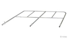 304120, H: 100cm, safety rail for stringer, 4 steps stairway rail, single piece