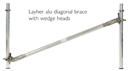 0730.228, bay length:2,00, bay height:1,075m (wh/wh) Layher AR alu diagonal brace