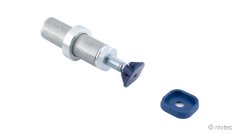 208021, stage height: 30cm, levelling leg with swivel base plate (ball bearing)