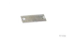 406100, end cap for adapter lath, steel galvanized,, incl. 2 screws