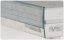 407250, lining lath, aluminium, for direct attachment, length: 150 cm