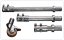 206021T, VP:60 cm, steel extension adapter for stage, for wheels diam. 10cm, for VP: 60 cm