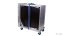 805020, transport trolley, frame: steel, galvanized, 4 swivel wheels ?12,5 cm, brakes
