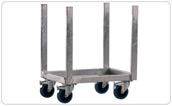 804010, trolley for legs, D: 64 cm, šírka: 48 cm, incl. belt 1,6to