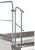 304090, H:100cm, final push on stairway, B: 240mm Nivtec safety stairway rail