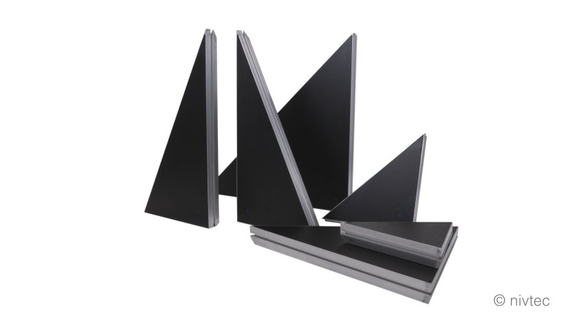 112030, triangle, size: 150 cm x 100 cm, left, 90°