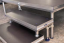 Stage 6x4m, stairway W: 1m, textílie 6m, wheels set - Height: 40cm, Type of leveling: Fix +/-0cm
