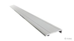 407200, W:100cm, elülső borítósín, alumínium, felpattintható