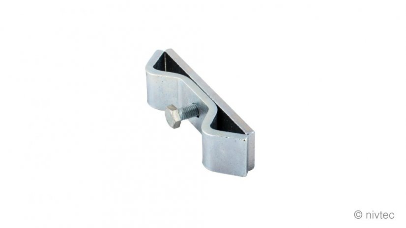 310110, link for gallery safety rail,  steel, galvanized, length:110 mm
