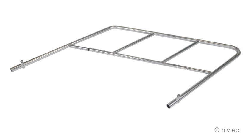 304100, H: 100cm, safety rail for stringer, 3 steps stairway rail, single piece