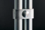 310210, corner link for safety rail, steel, galvanized - Colour design: CLASSIC