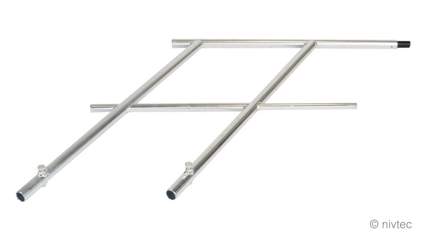 304030, V: 100cm, double middle part Nivtec safety stairway rail