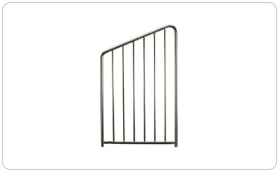 303110, rail for galleries, width: 85cm, safety rail, child proof