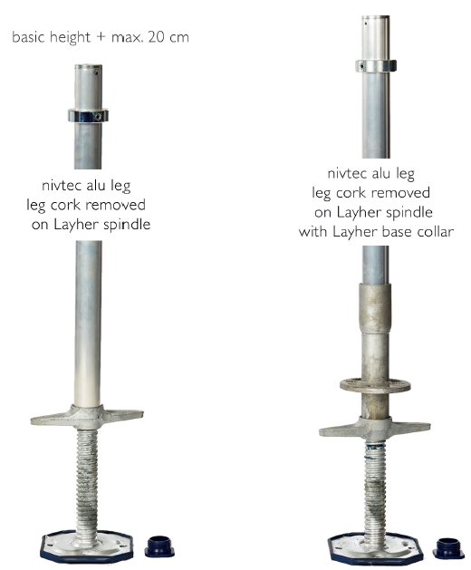 4001.040, Layher scaffold spindle 40cm
