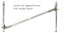0701.620, length: 1,00m (wh/wh), Layher AR alu O-ledger