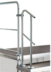 304090, H:100cm, final push on stairway, B: 240mm Nivtec safety stairway rail