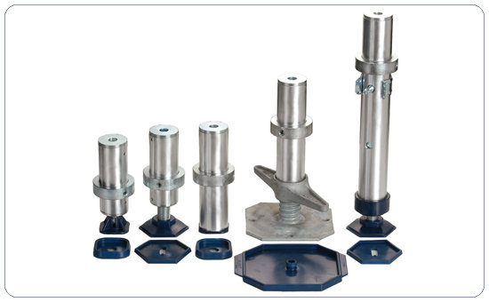 Nivtec, legs for stage - Type of leveling - Legs +/- 3cm