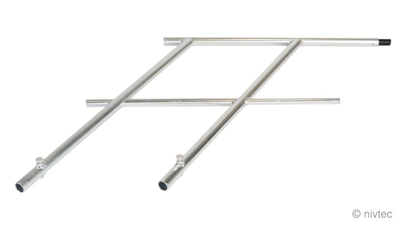 304030 Schodišťové zábradlí nivtec, výška 100 cm, dvojitý střední díl