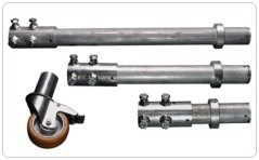 206021T, VP:60 cm, steel extension adapter for stage, for wheels diam. 10cm, for VP: 60 cm