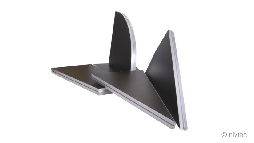 112630, triangle, straight edge, for circle diam. 3m
