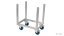804010, trolley for legs, D: 64 cm, šírka: 48 cm, incl. belt 1,6to