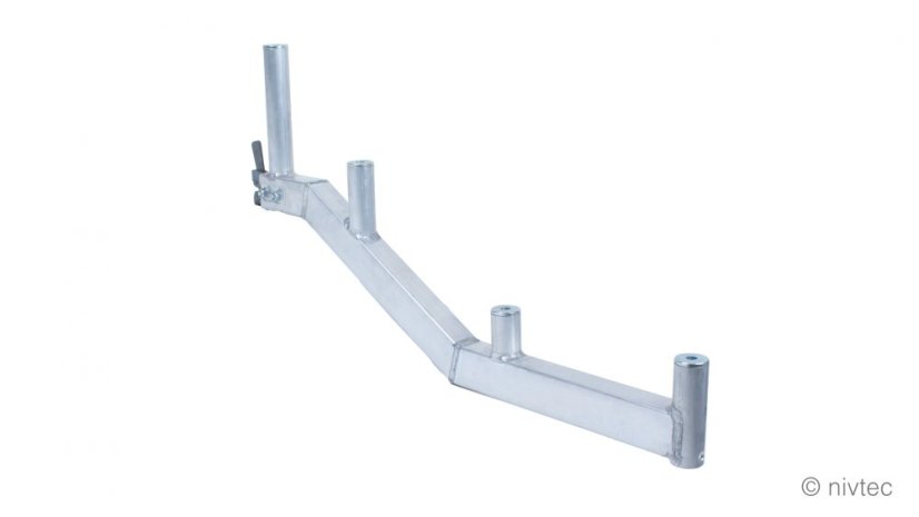 602030, Alu stair stringer, 3 steps,