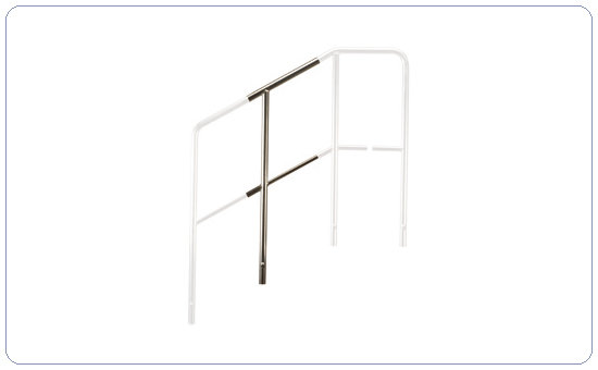 304020, H: 100cm, middle part Nivtec safety stairway rail